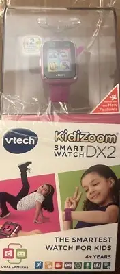 VTech KidiZoom Smartwatch DX2 Purple Smart Watch for Kids Camera Video Games