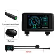 E-Bike LCD Display Color Screen Meter 5pin Waterproof For Bafang BBS01 02 BBSHD