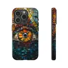 Eye Mosaic Stained Glass - Phone Cover Case for iPhone | Galaxy | Pixel