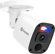 Swann Security Camera - Enforcer 4K Ultra HD Add-On Bullet Camera, Advanced Night Vision, Motion Detection, Weatherproof, Compatible with Swann DVR Systems, Ideal for Home & Business Surveillance