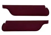 1965-66 Mustang Coupe Fastback Padded Sun Visors maroon