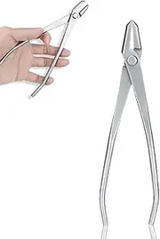 Metal Bonsai Tongs, Heavy Duty Stainless Steel Jin Tongs, Ergonomic Handle, Bonsai Cutter, Labor Saving Bonsai Scissors for Gardening Tools