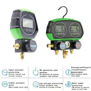 Refrigeration Digital Gauge Manifold HVAC Leak Vacuum Pressure Temp Tester Tool