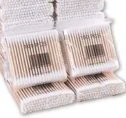 2000 Count Cotton Swabs Microblading Cotton Swab, Cotton Swabs Wood Sticks Pack,Ear Swabs,Cotton Swabs Pointed Tip /31 (Color : White, Size : 2000pcs)