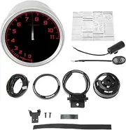 X AUTOHAUX 2" 52mm Tachometer Gauge Colorful Pointer RPM Tachometer Tach Gauge 0-11000RPM W/Sensor and Bracket Universal Tachometer Car DC 12V