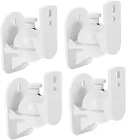 OSALADI 4pcs Speaker Wall Mount for Surround Sound Home Audio Speaker Bracket Easy Install Instructions