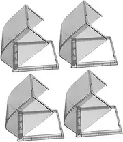 SHINEOFI Universal Fit Socket Protectors 4pcs Waterproof Home Socket Covers Rainproof Safety Electrical Outlet Covers