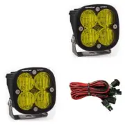 Baja Designs 557815 Squadron Sport Black W/ Amber Wide Cornering Beam LED Lights
