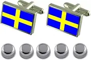 [Select Gifts] Shirt Dress Studs Toulon City France Flag Cufflinks