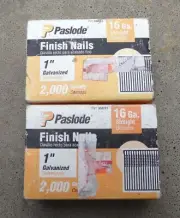 Paslode Straight Finishing Nail 16Ga 1 inch 4000 Ct Galvanized