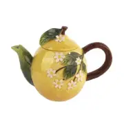 Blue Sky Clayworks Summer Cottage Lemon Teapot