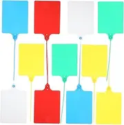DECORNIJIA 100pcs Logistics Hanging Tag Labeling Tags Made Cable Labels Plastic Tags Luggage Tags Pp