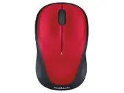 Logitech M235 Wireless Mouse With Compact Contoured Design - Red 910-003412