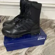 NEW MENS BATES 8" TACTICAL SPORT ZIP COMPOSITE TOE BOOTS E02263 BLACK Sz 13 EW