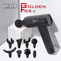 在飛比找誠品線上優惠-【Golden Fox】震動按摩槍 GF-916 (黑)