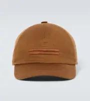 [Zegna] Zegna Cashmere baseball cap XL brown