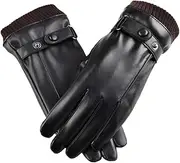 [TOGEVAL] Finger Gloves for Women Water-Resistant Ski Gloves Touchscreen Warm Windproof Pair