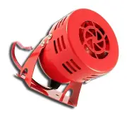 24V RED METAL BEEPER SIREN WARNING REVERSE ALARM TRAILER LORRY WAGON TRACTOR BUS