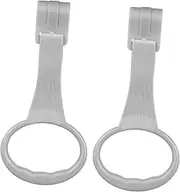 SUPVOX 1Pair Pull Up Rings for Cribs Walking Assistant Hanging Rings for Safe Durable Easy to Use for Walking Exercises and Playtime Activities