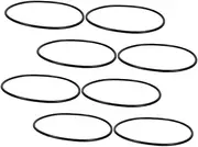Hohopeti 8pcs Washer Water Filter Water Purifier Sealing Ring Universal Silicone Rubber Gasket Filter Accessory Gasket Supply Gaskets Rubber Seal Replacement Silicone Seals Silica Gel Black