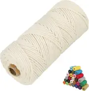 Macrame Cotton Cord, 2/3/4/5/6Mm Natural Cotton Cord Perfect Macrame S