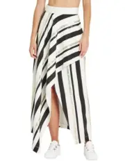 $290 BNWT - SASS & BIDE "Future so bright" denim sequin womens skirt size 6