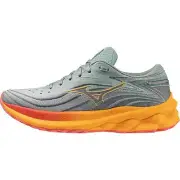 Mizuno Wave Skyrise 5 Womens Running Shoes Green Cushioned Sports Run Trainers