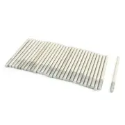 30PCS 3.1mm Tip Dia Diamond Points Grinding Drill Bits w Case