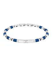 [Maserati] Iconic Agate Bracelet in Blue/Silver