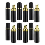 2 Oz Empty Foam Pump Bottle, 12 PCS Soap Dispenser, Black/Gold