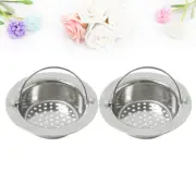 2 Pcs Sewer Filter Kitchen Drain Strainer Screen for Bathroom Sink