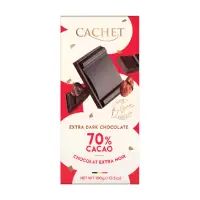 在飛比找momo購物網優惠-即期品【Cachet】凱薩70%巧克力(100G 效期202