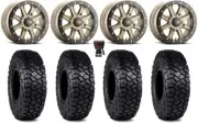 ITP Inertia Bdlk 15" Wheels Br +40mm 30" Intersect Tires RZR XP 1000 / PRO XP