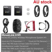 Godox MoveLink II M1 2.4G Wireless Lavalier Microphone 1 Transmitter Receiver