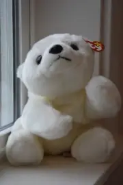 Ty Beanie Buddies Chilly the Polar Bear Plush Toy Vintage 1998 NWT