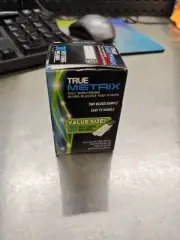 True Metrix Self Monitoring Blood Glucose Test Strips 30 New in Sealed Box