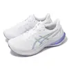 Asics 慢跑鞋 GT-2000 12 D 女鞋 寬楦 白 藍 支撐 網布 回彈 運動鞋 亞瑟士 1012B504102