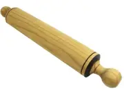 SOLID WOOD DOUGH ROLLER, TORTILLA, PIZZA, ROLLING PIN PALOTE
