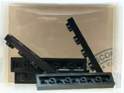 LEGO Parts - Black Plate 1 x 5 - No 78329 - QTY 5