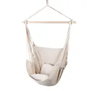 Hammock Swing Chair - Cream - 120KG Capacity
