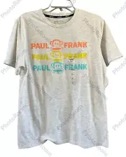 Paul Frank Chimp T Shirt Men's Crew Neck Cotton & Polyester Short Sleeve