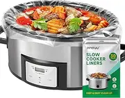 [JVVFUU] Slow Cooker Liners 3-8 Quart, Cooking Bags Large Size 13"x 21", Slow Cooker Bags Disposable Oval Large For Crock Pot, 30 Liners