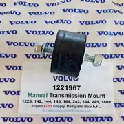 Volvo 122s - P1800s - 1800E - 1800ES - 140's - 240's - 740's Manual Trans.Mount (for: Volvo)