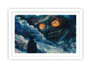 Future Talk Framed Print