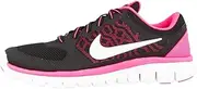 [Nike] Girl's Flex Run 2015 Running Shoe (GS) Black/Pink/White Size 6 M US