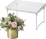 Acrylic Shelf Organizer | Clear Storage Shelf Acrylic Display Risers,Multi-Layers Holder Rack Small Perfume Stand Tray for Food & Cosmetics