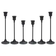 6 Set Candelabra Candle Holders Table Sturdy Multiple Size