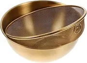 Mesh Strainer Basket Drainer for Rice Washing Fine Mesh Vegetable Basket for Housewarming Present