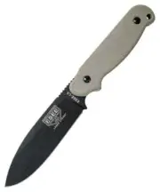 ESEE Laser Strike Survival Knife Fixed Blade Camp Tinder Tabs Fire Flint Sheath