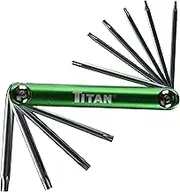 Titan 12710 Tamper Proof Star Key Set, Green